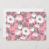 お二人でお茶の花茶会 フォト 2歳の誕生日 招待状 (裏面)