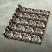 お二人のウエディングフォトスクリプト名 ラッピングペーパー