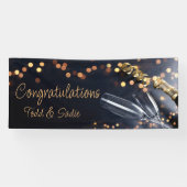 お二人の幸せを祝うバナー 横断幕 (横)