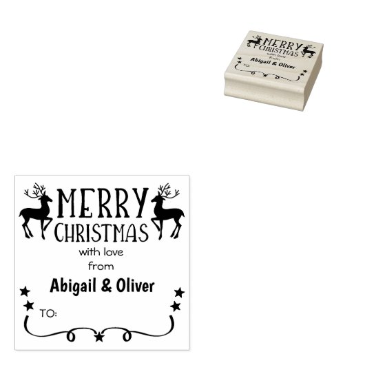 お二人の愛で聖降誕祭カスタムを祝して ラバースタンプ (押印)