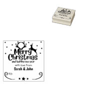 お二人の愛で聖降誕祭カスタムを祝して ラバースタンプ (押印)