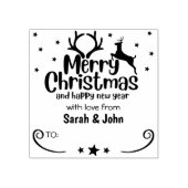 お二人の愛で聖降誕祭カスタムを祝して ラバースタンプ (インプリント)