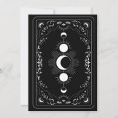 お二人の愛の日を保存して - 恋人たちのタロットカード セーブザデート (裏面)