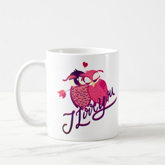 お二人の汗シャツが大好き コーヒーマグカップ (左)