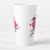 お二人の汗シャツのコーヒーマグが大好き カフェラテマグ (正面)