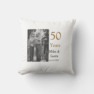 お二人の結婚50周年おめでとうございます 名前 日付 クッション