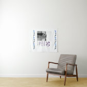 お二人の結婚50周年おめでとうございます　名前　日付 タペストリー (インサイチュ(横))