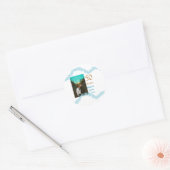 お二人の結婚50周年おめでとうございます　名前　日付 ラウンドシール (封筒)