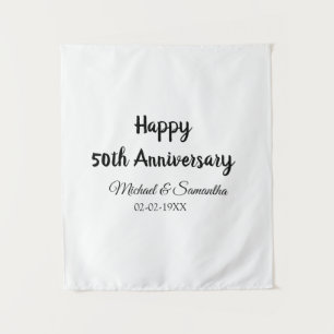 お二人の結婚50周年おめでとう 名前 日付 タペストリー