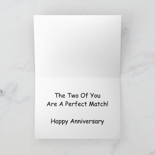 お二人は申し分のない一致だ カード (内部)