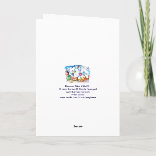 お二人最高のにお祝い カード (裏面)