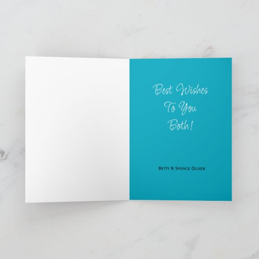 お二人最高のにお祝い カード (内部)