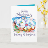 お二人最高のにお祝い カード (黄色い花)