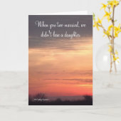 お二人結婚したの記念日 カード (黄色い花)