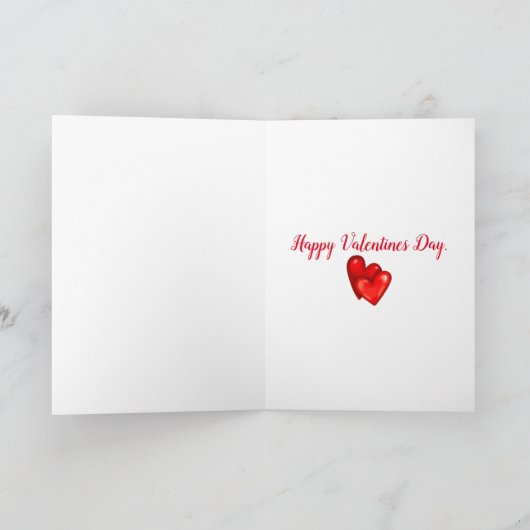 お互いがあればそれでいい バレンタインデーのカード サンキューカード (内部)