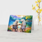 お互いがいることに幸せを感じて カード (黄色い花)