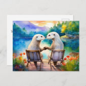 お互いがいることに幸せを感じて ポストカード (正面/裏面)