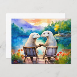 お互いがいることに幸せを感じて ポストカード