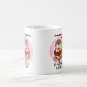 お互いだけのオッターバレンタインデーの愛を作った コーヒーマグカップ (中央)