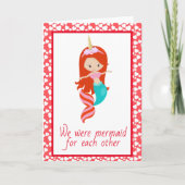 お互いにとってマーメイドだったバレンタインデー カード (正面)
