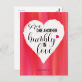 「お互いにサービスする」引用文はがき ポストカード (正面/裏面)