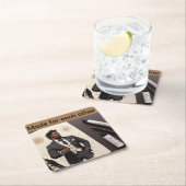 お互いに作られる スクエアペーパーコースター (インサイチュ)