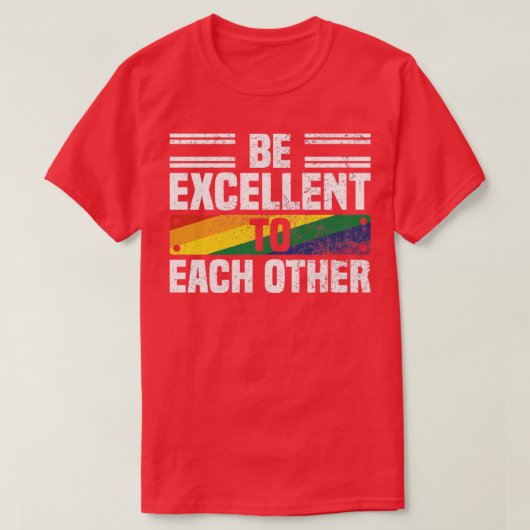 お互いに優れたクールプライド月ことわざ Tシャツ (デザイン正面)