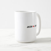 お互いに力を合わせ、強く続ける コーヒーマグカップ (正面右)