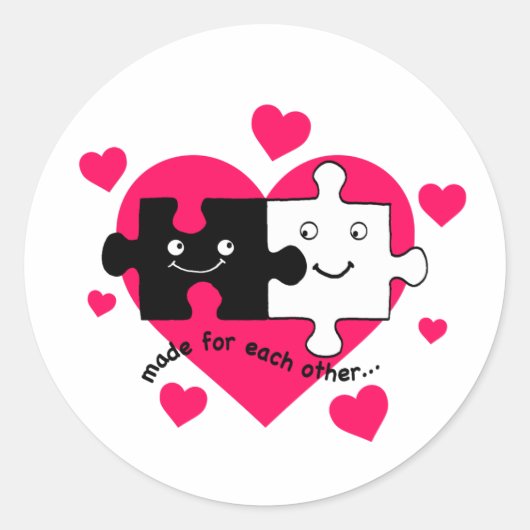 お互いに向き合う! ラウンドシール (正面)