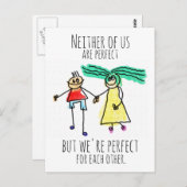 お互いに完璧である ポストカード (正面/裏面)