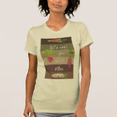 お互いに応援しよう ガーデニングTシャツ -植物 Tシャツ (正面)