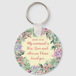 お互いに愛し合う – ボタンキーチェーン キーホルダー