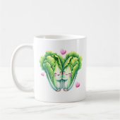 お互いに愛し合ってオレンジ コーヒーマグカップ (左)