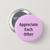 お互いに感謝する 缶バッジ (正面&裏面)