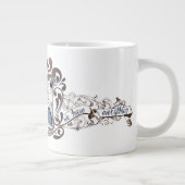 お互いに手を合わせれば、ヤギは全て持っている ジャンボコーヒーマグカップ (右)