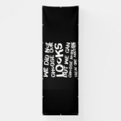 お互いに親切である 横断幕 (縦)