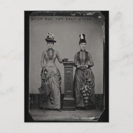 お互いに逃げ出す ポストカード