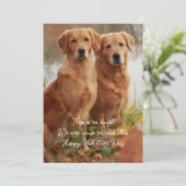 お互いのカードに対して作成されたゴールデンレトリバー カード (スタンド正面)