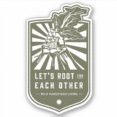 お互いのステッカーをルートしよう シール (正面)