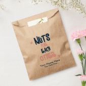 お互いのナットの結婚式の引き出物バッグ フェイバーバッグ (封をした状態)