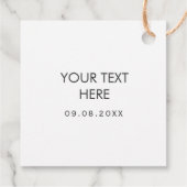 お互いのラベル、の結婚ラベル、クラフト フェイバータグ (裏面)