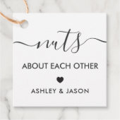 お互いのラベル、の結婚ラベル、クラフト フェイバータグ (正面)