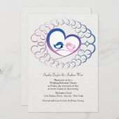 お互いのリハーサルのディナー招待状 招待状 (正面/裏面)