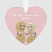 お互いの初めてのクリスマス オーナメント (正面)
