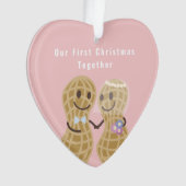 お互いの初めてのクリスマス オーナメント (正面)