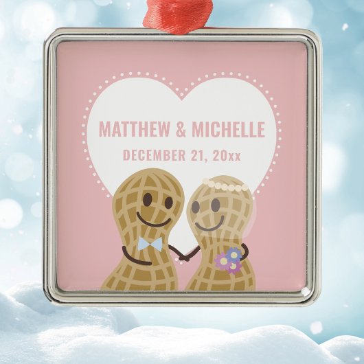 お互いの初めてのクリスマス メタルオーナメント