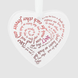 お互いの婚約 オーナメント