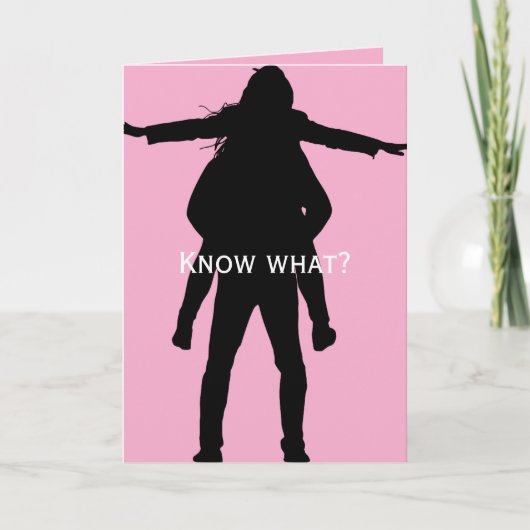 お互いの愛のカードのために作られる サンキューカード (正面)