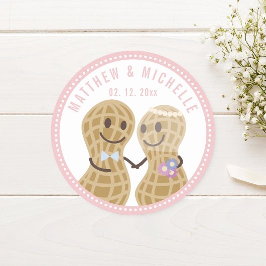 お互いの木の実かわいい結婚式の引き出物 ラウンドシール