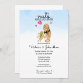 お互いの木の実がシャワーを浴びる 招待状 (正面/裏面)